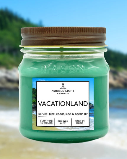 Vacationland 8oz. Scented Soy Candle