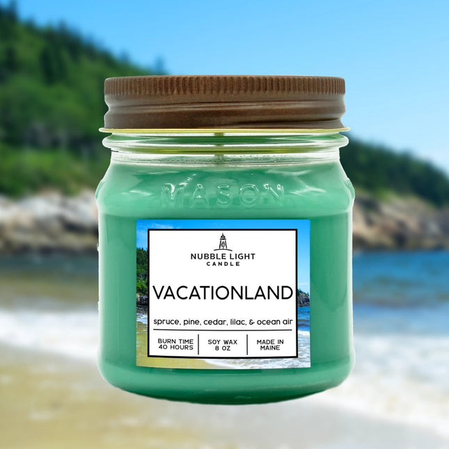 Vacationland 8oz. Scented Soy Candle