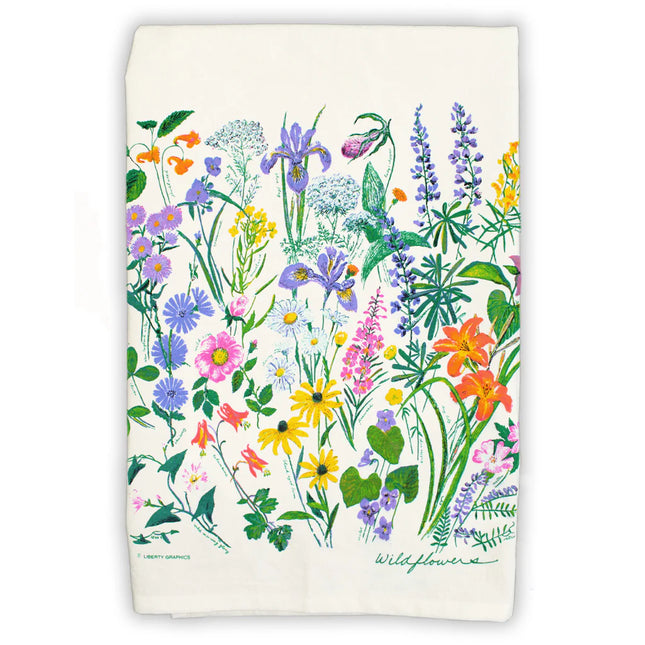 Wildflowers Tea Towel
