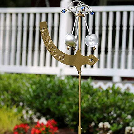 Jeffersonian Brass Kinetic Wind Vane