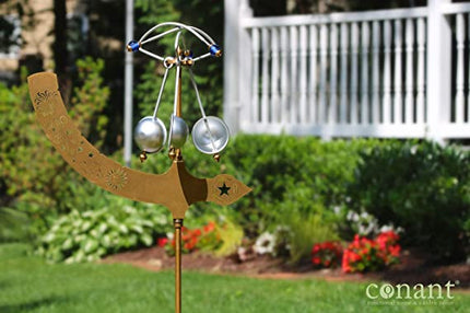 Jeffersonian Brass Kinetic Wind Vane