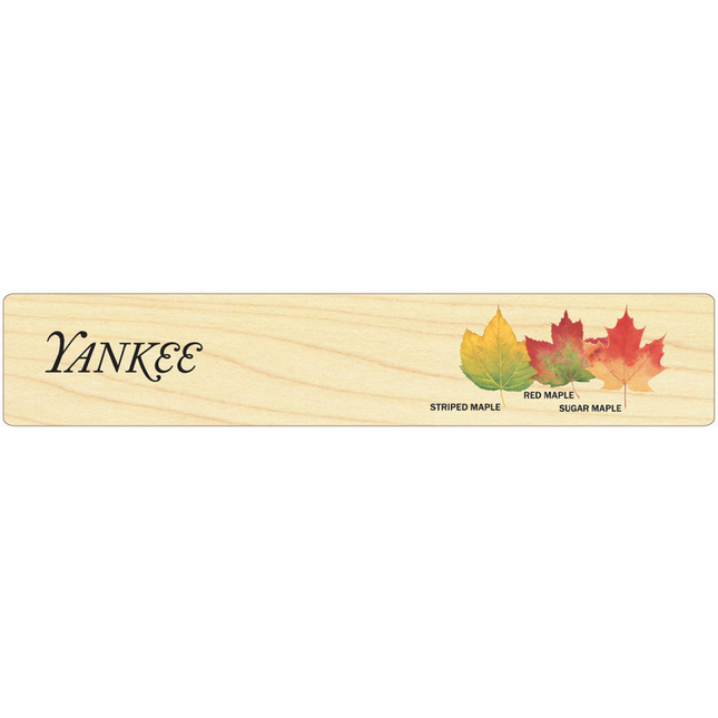 Autumn Leaves Yankee Wooden Bookmark